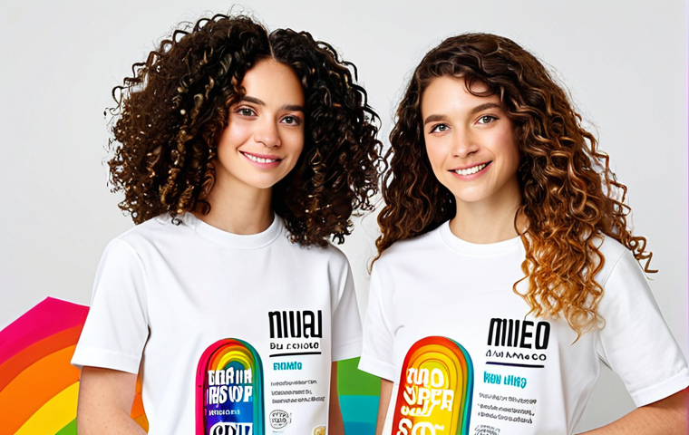 Brad Mondo Product Showcase**

A brightly lit studio shot showcasing Brad Mondo's "Super Rainbow" shampoo and conditioner bottles. The background is a clean, minimalist white. Focus is on the vibrant colors of the product packaging. A diverse array of hair textures (curly, straight, wavy) are subtly depicted in the background as illustrations. Safe for work, appropriate content, fully clothed models (implied through hair textures), professional product photography, perfect anatomy (implied), natural proportions (implied), family-friendly.

**