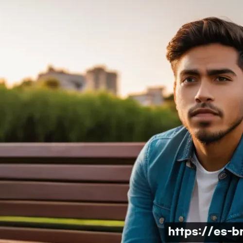 브래드이발소 브래드 성격 분석 - A realistic portrait of a young Hispanic man named Brad, dressed casually in a comfortable shirt and...
